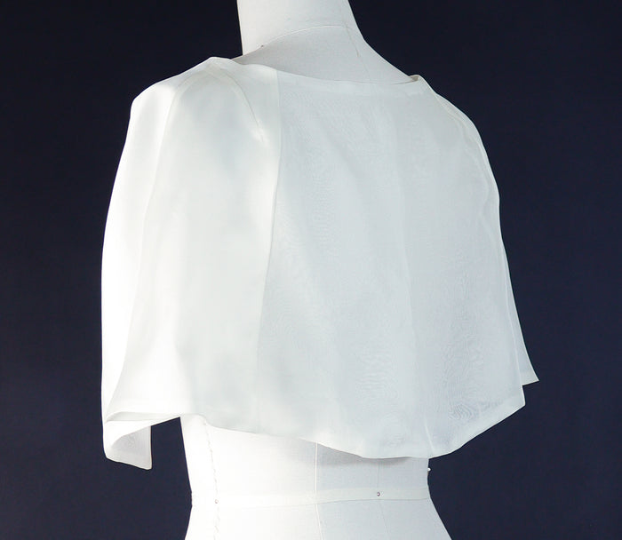 Silk Organza Capelet