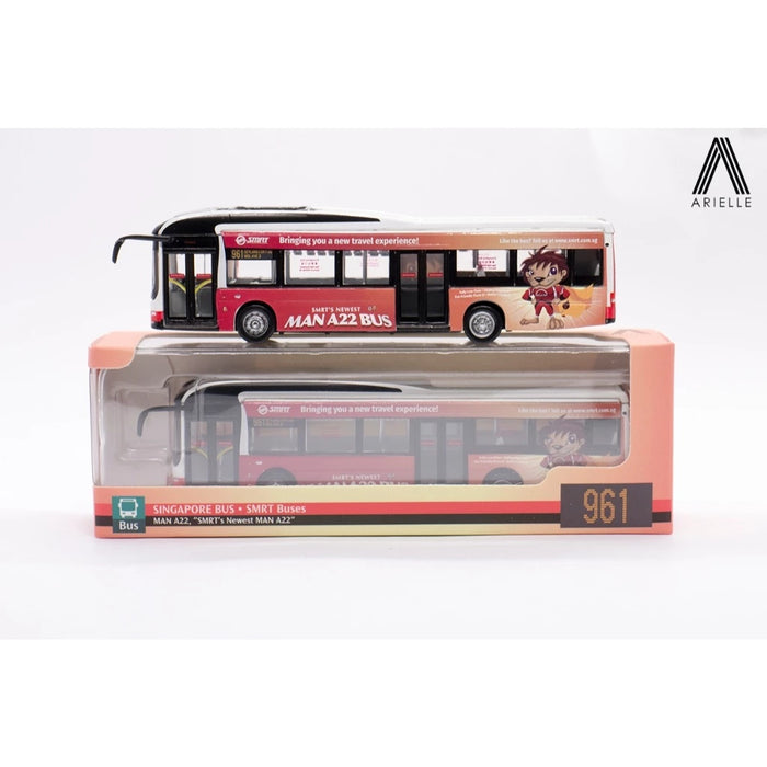 Singapore Bus - MAN A22 (Euro V) - SMRT Buses Svc. 961 "SMRT's Newest MAN A22" Livery