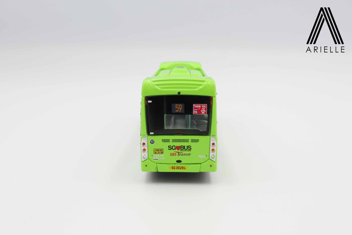 Singapore Bus - Volvo B5LH - Lush Green SBS Transit Buses Svc. 59