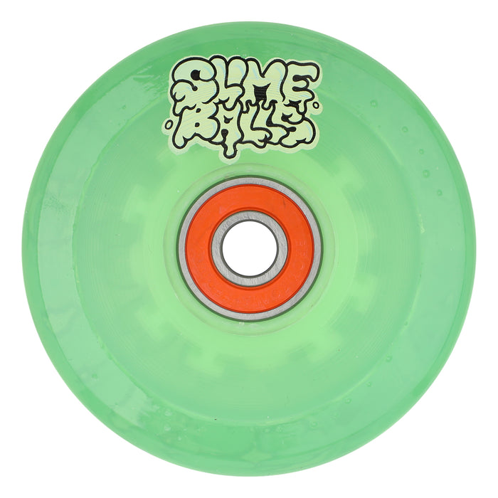SLIME BALLS ACCELERATOR LIGHT UPS OG SLIME TRANSPARENT GREEN WHEELS (66MM/78A)