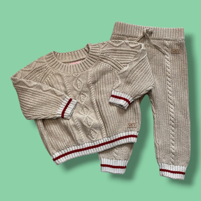 Souris Mini Knit Sweater Set  12-18m