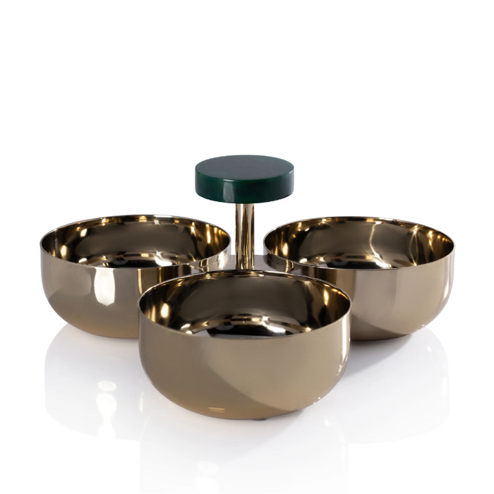 Spiga Condiment Set - Green