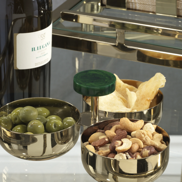 Spiga Condiment Set - Green