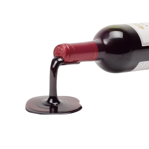 Spilled Wine Bottle Holder