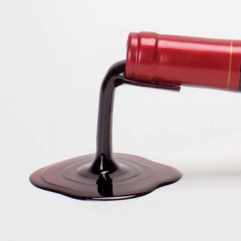 Spilled Wine Bottle Holder