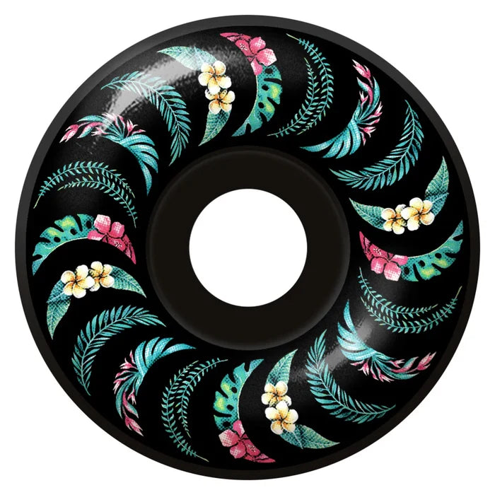 SPITFIRE F4 TEAM FLORAL CLASSIC BLACK WHEELS (55MM/99DU)