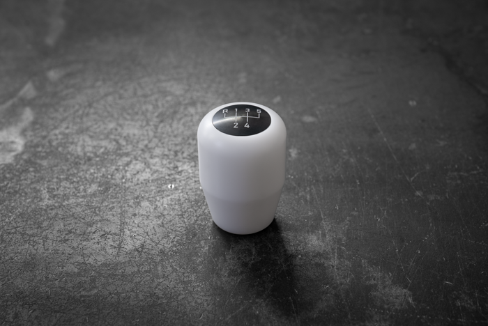 Recessed Option / 5 Speed Emblem / White