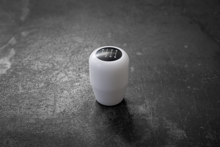 Recessed Option / 6 Speed Emblem / White