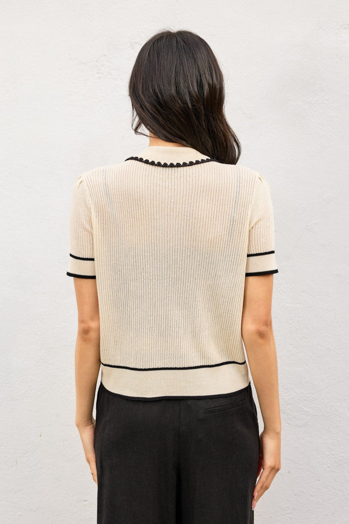CROCHET KNIT TOP