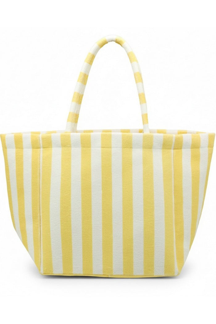 Striped Terry Tote Bag