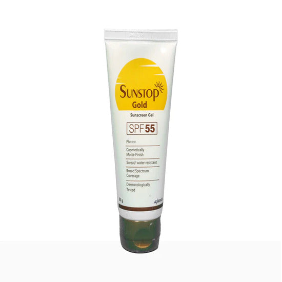 SunStop Gold Sunscreen Gel SPF 55 PA+++, 50GM