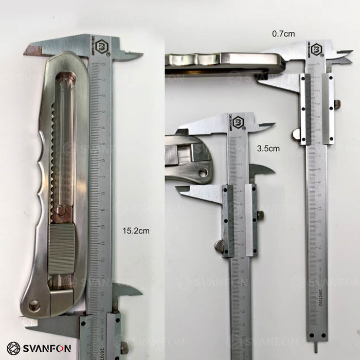 Stainless Steel CNC Art Utility Knife Holder(Without Blade) - SvanFon Mini Metal Mechanical Models