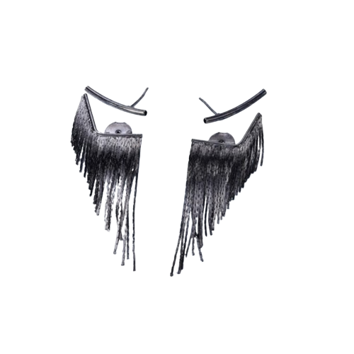 Tassel Fringe Earrings - Small