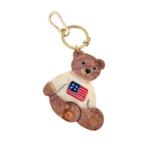 Teddy Bear Bag Charm
