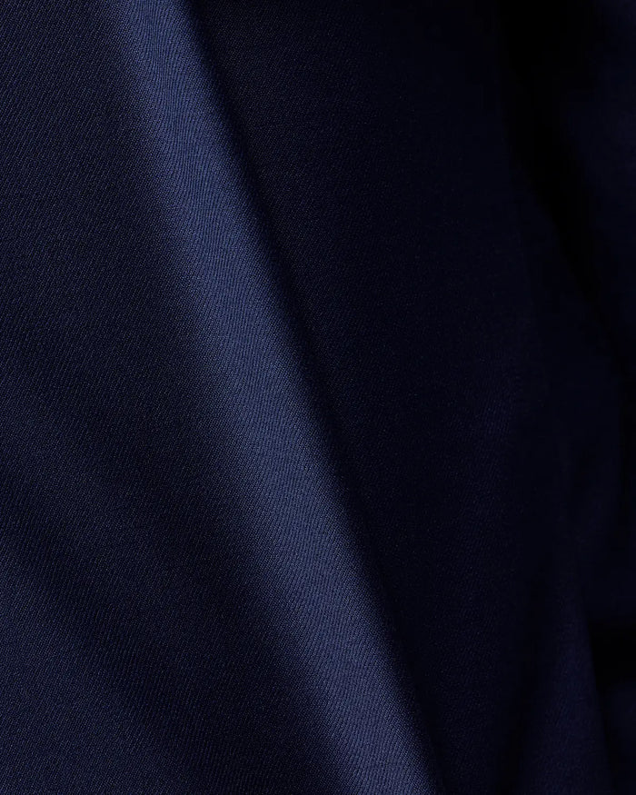 The Exquisite Blended Wool Suit - Navy