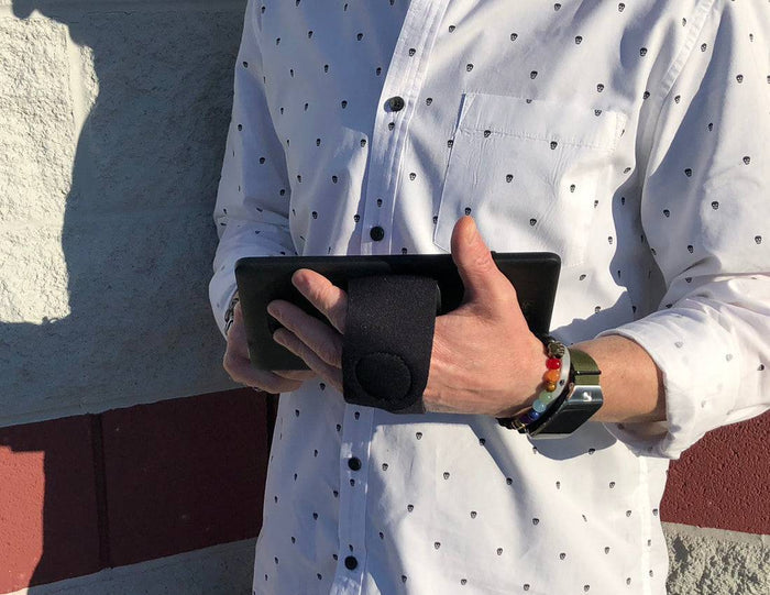 Versatile Tablet Grip & Strap: Handeholder™ (Portrait & Landscape Modes)