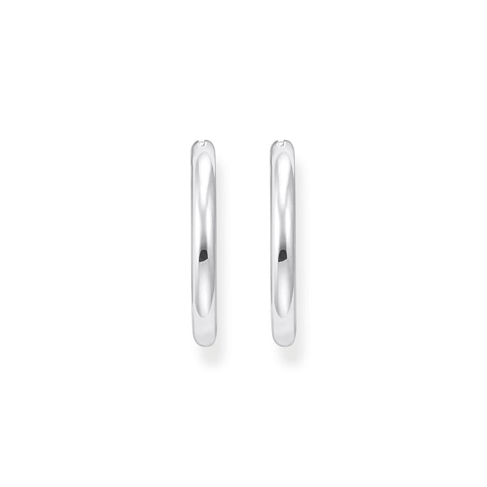 THOMAS SABO Classic Hoop earrings in wider shape silver