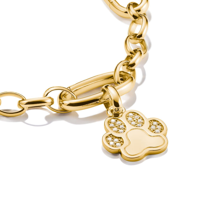 THOMAS SABO Connect Charm paw Gold
