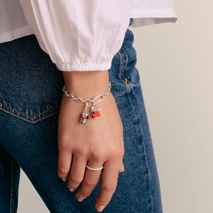 THOMAS SABO Connect Charm Snoopy & Woodstock Doghouse PEANUTS