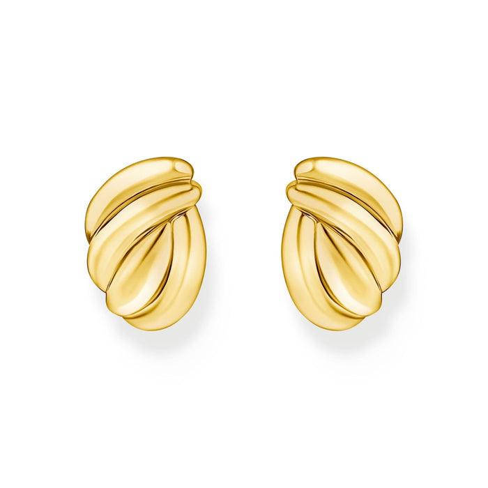 THOMAS SABO Organic shapes ear studs looped