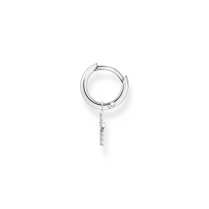 Thomas Sabo Single hoop earring with cross prendant silver