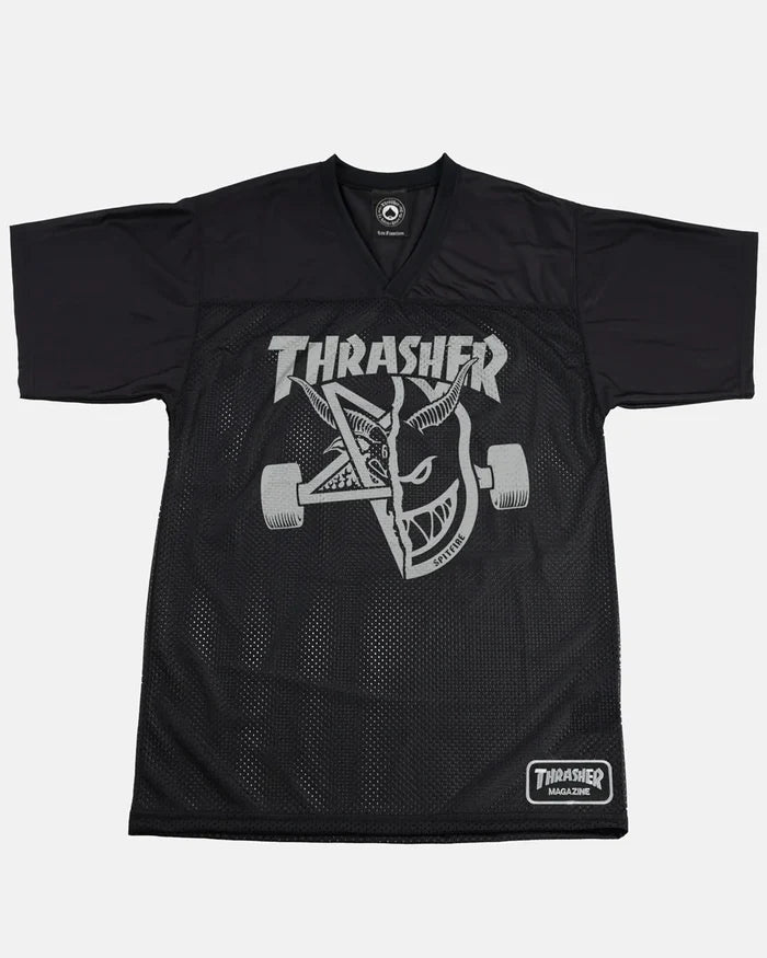 THRASHER X SPITFIRE THRASH & BURN REPLICA FOOTBALL JERSEY
