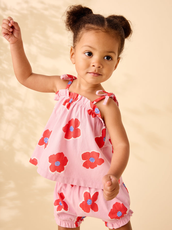 Tie Shoulder Baby Set