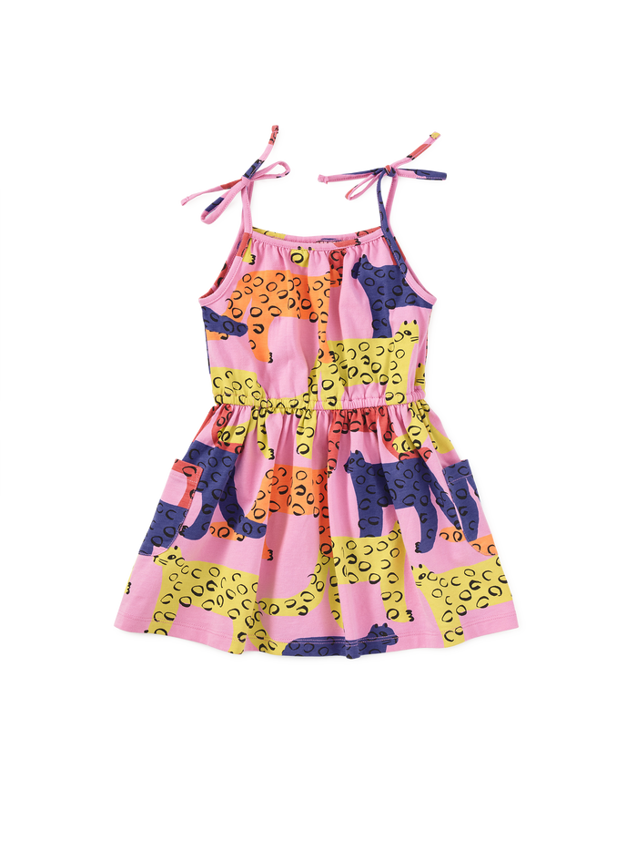 Tie Shoulder Twirl Dress