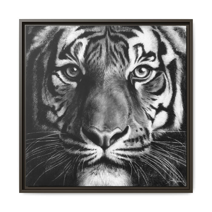 "Tiger" Framed Canvas