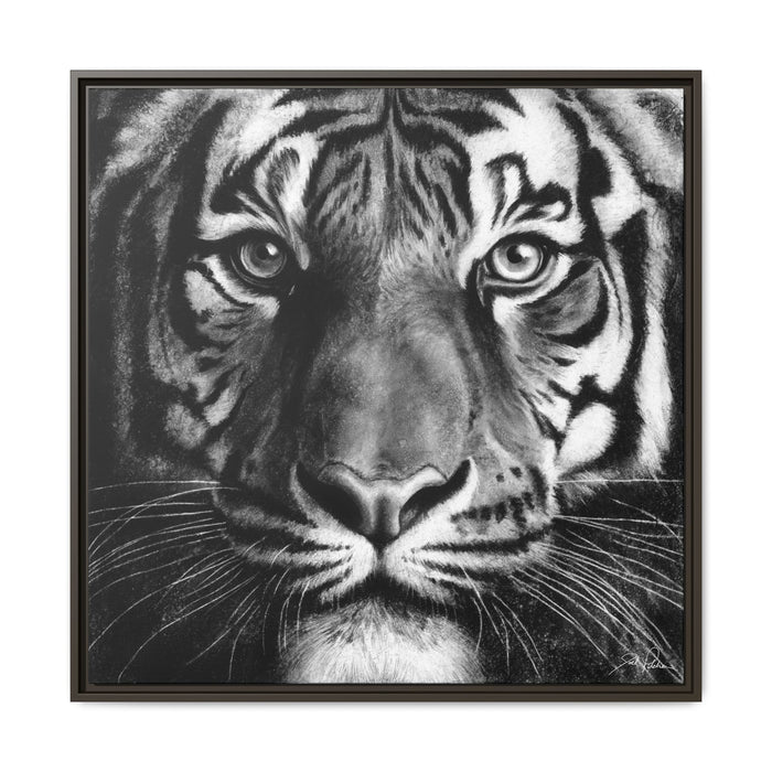 "Tiger" Framed Canvas