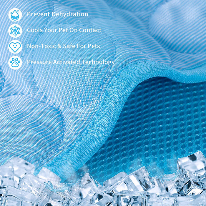 Top-Rated Pet Summer Cooling Pad Mat and Blanket for Dogs And Cats