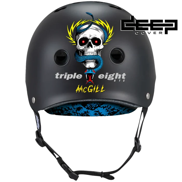TRIPLE 8 DEEP COVER HELMET MIKE MCGILL SIGNATURE