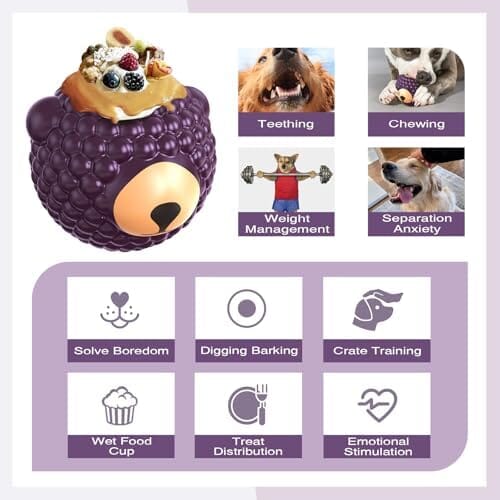 Unbreakable Dog Toy for Power Chewers Toys Pet Clever