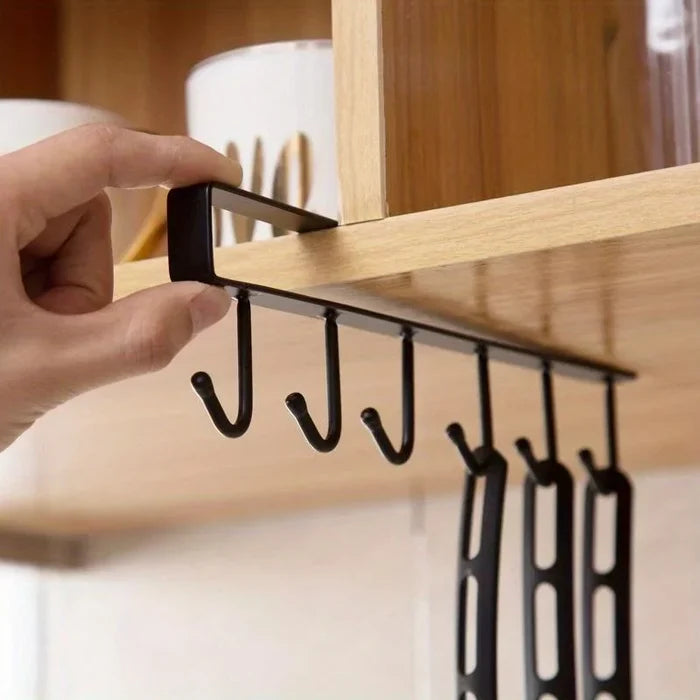 Under-Cabinet Hook Rack