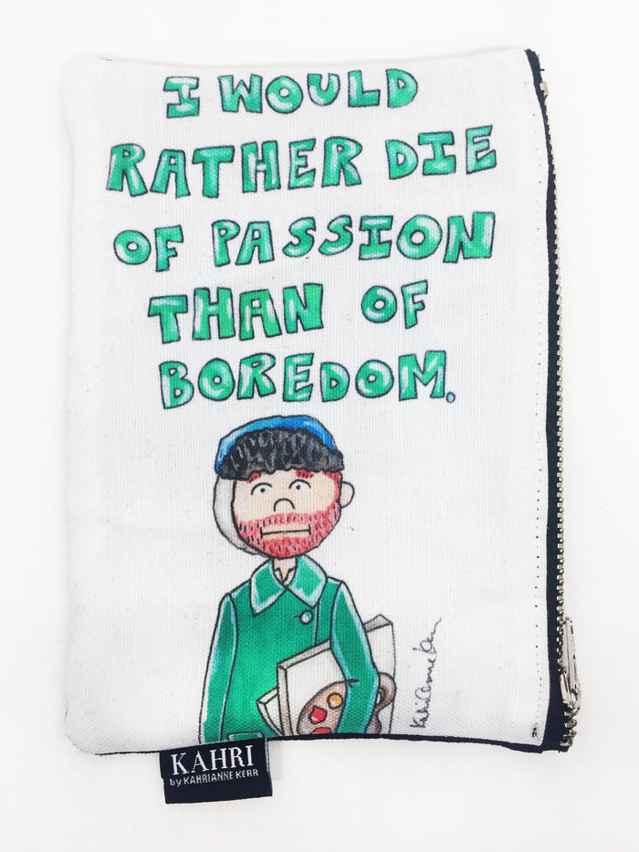 Van Gogh Quote Coin Purse