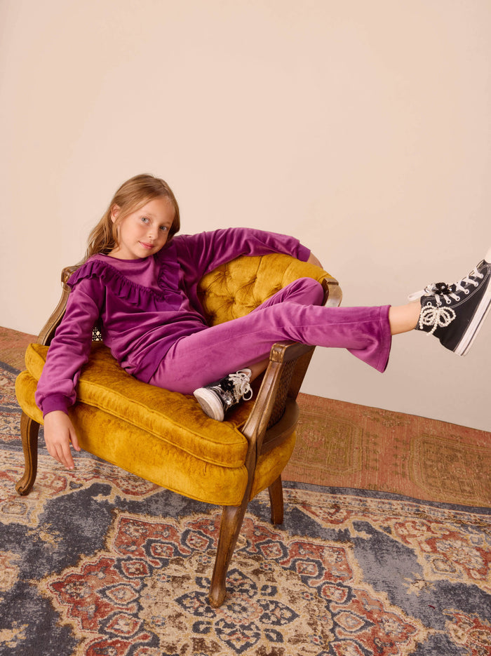 Very Velour Flare Pants