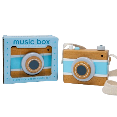 Vintage Camera Music Box