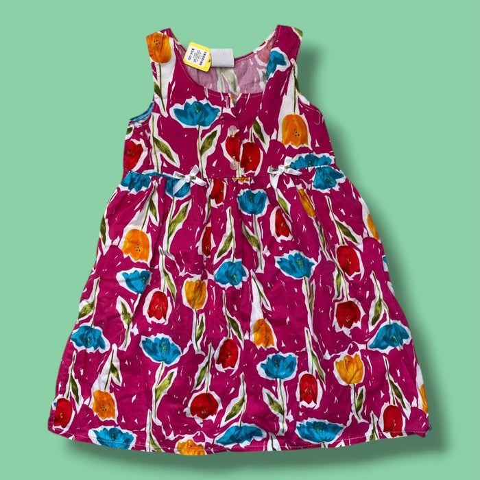 Vintage For Kids Sake Tulip Dress 8Y 100% Cotton
