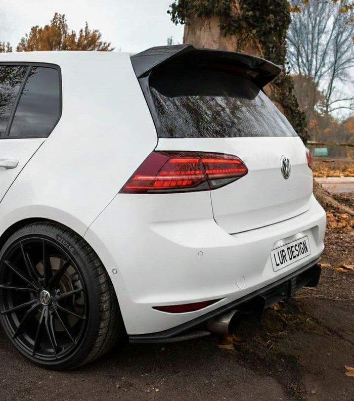 Volkwagen Golf VII 7/7.5  V2 Rear Spoiler GTI/R/GTD/GTE/R LINE | Lur Design