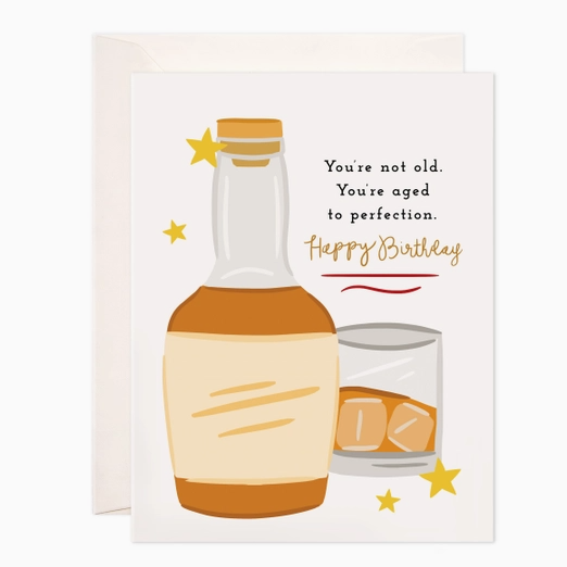 Whiskey Birthday Greeting Card