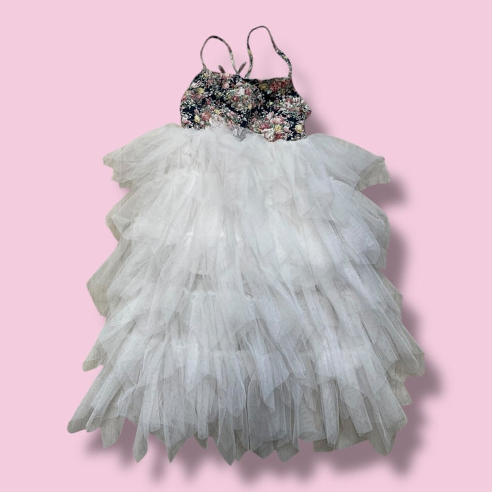 white tulle dress 2y