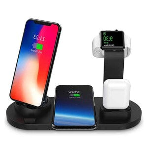 Wireless 4 in 1 Charging Station | Smart Charger Dock