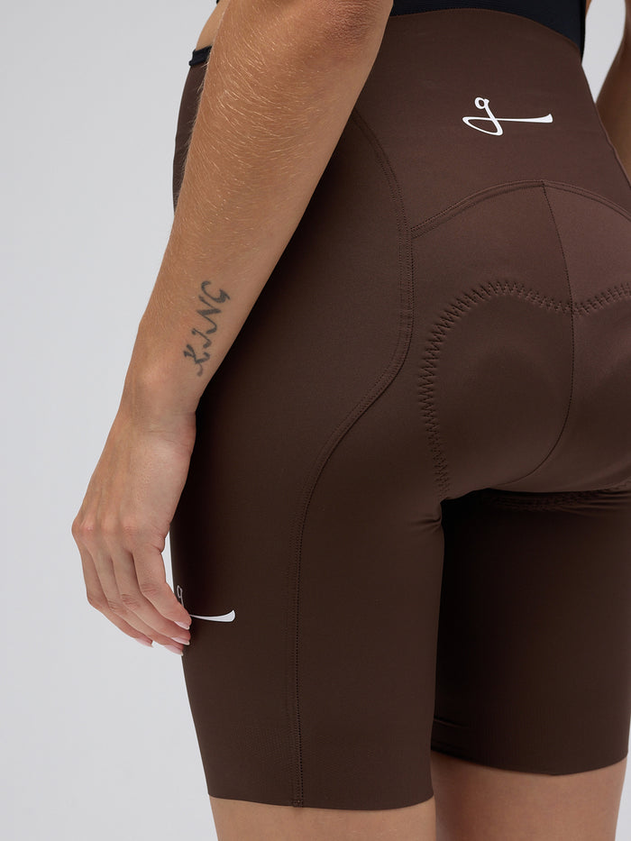WOMEN'S G90 ULTRA BIB SHORTS - CHOCOLATE
