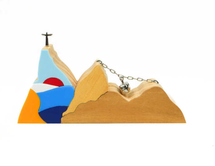 Wood Sculpture Rio Landscape