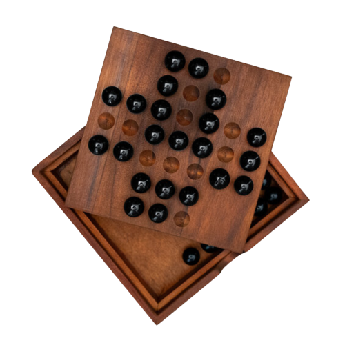 Wooden Solitaire Game