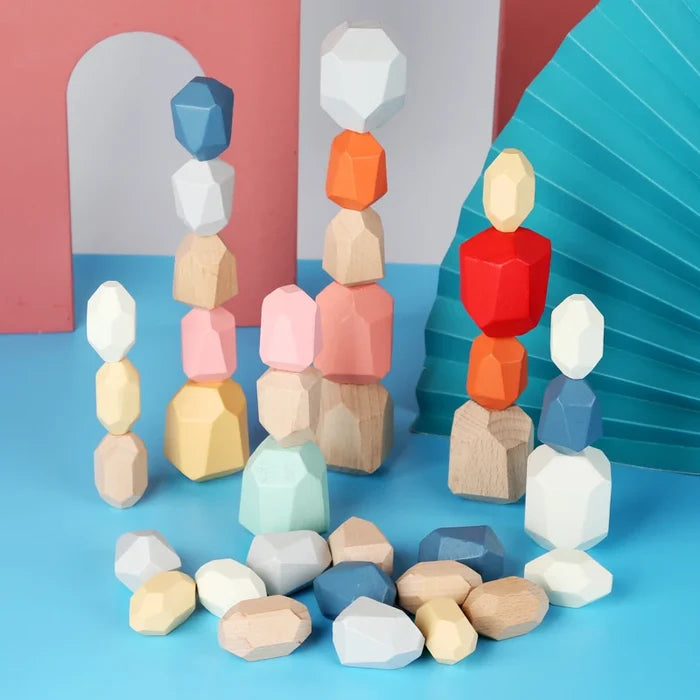 Wooden Stacking Stones (18mo and up)