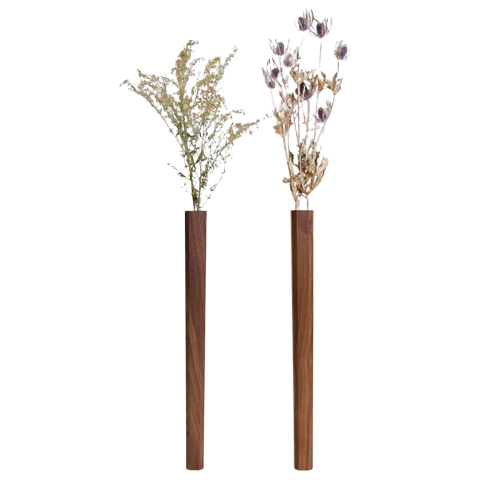 Wooden Wall Vase