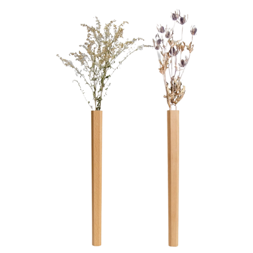 Wooden Wall Vase