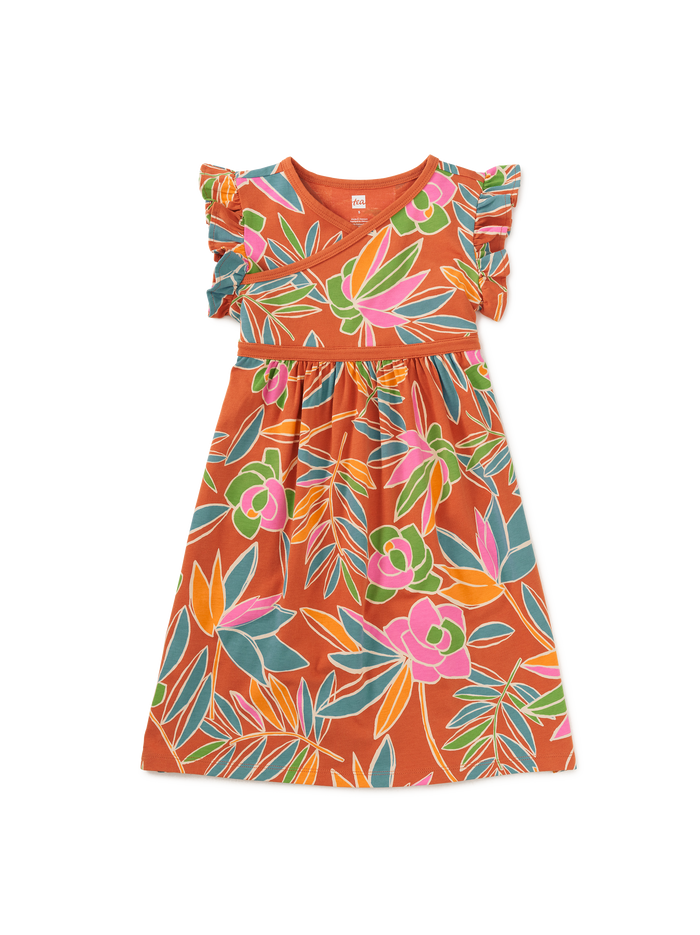 Wrap Neck Dress