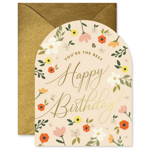 You're The Best Birthday Card